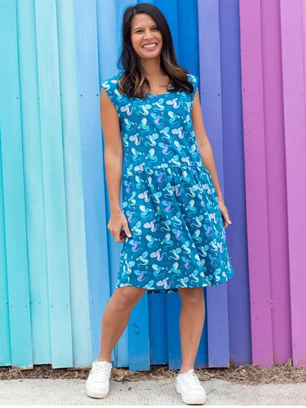 NWOT PRINCESS AWESOME Slay All Day Dragon Print Dress